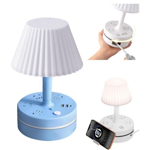 Bedside Lamps with Ac Outlets and USB Ports
