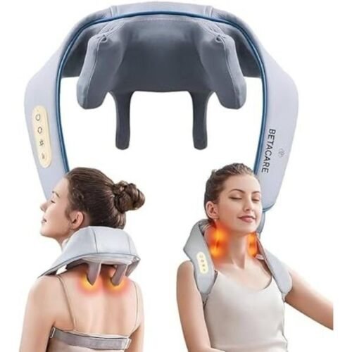 Neck and Back Massager with Heat for full Body Pain Relief